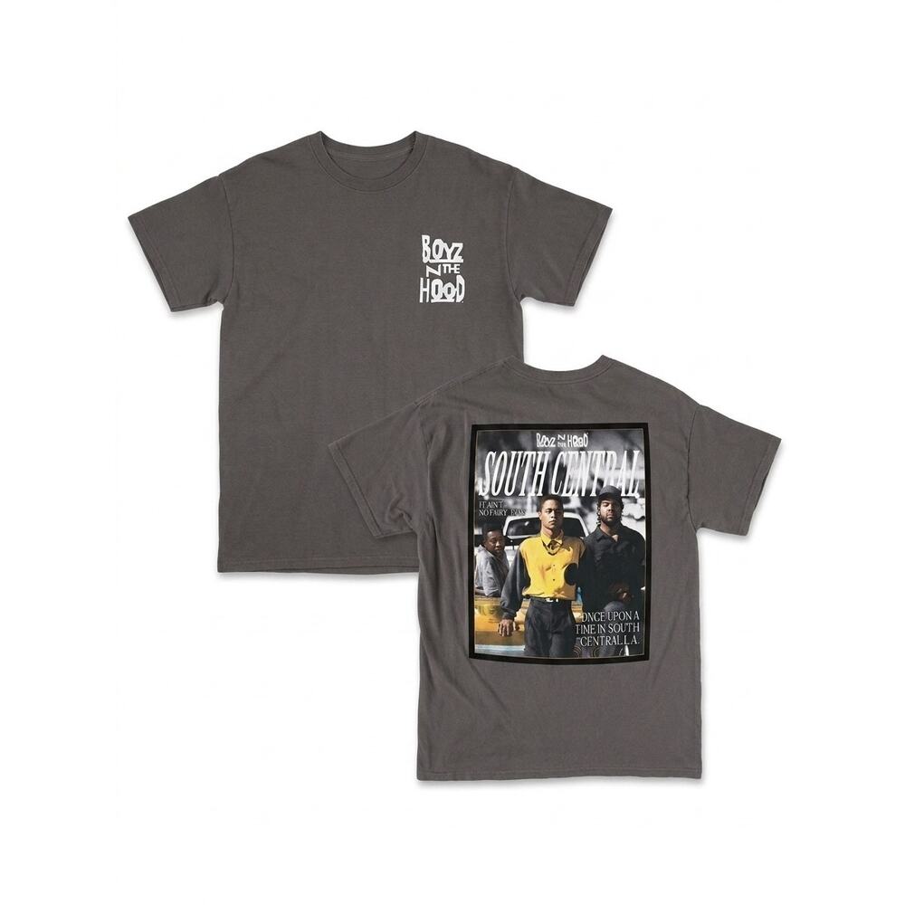 Boyz N The Hood South Central Graphic Tee Charcoal Gray Large